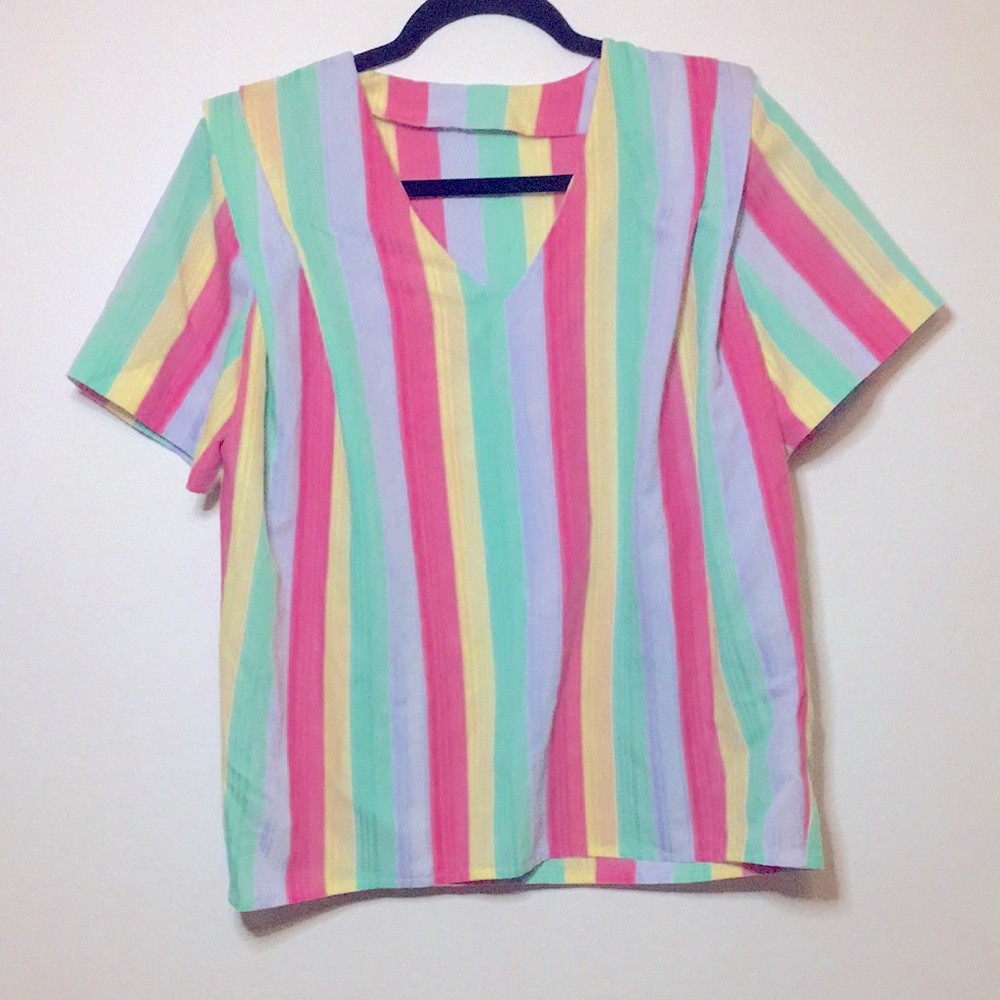 Pastel rainbow colored shirt